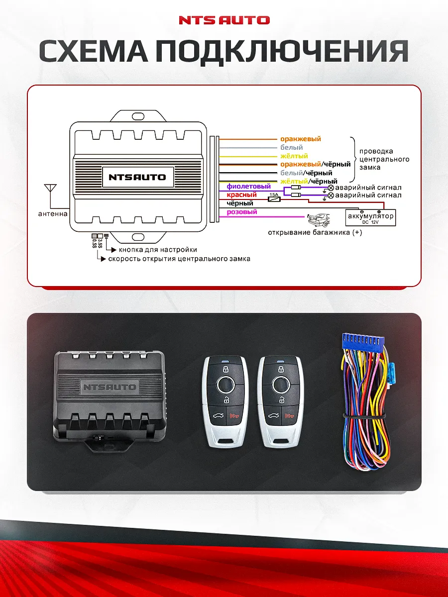 Блок управления центральным замком 672