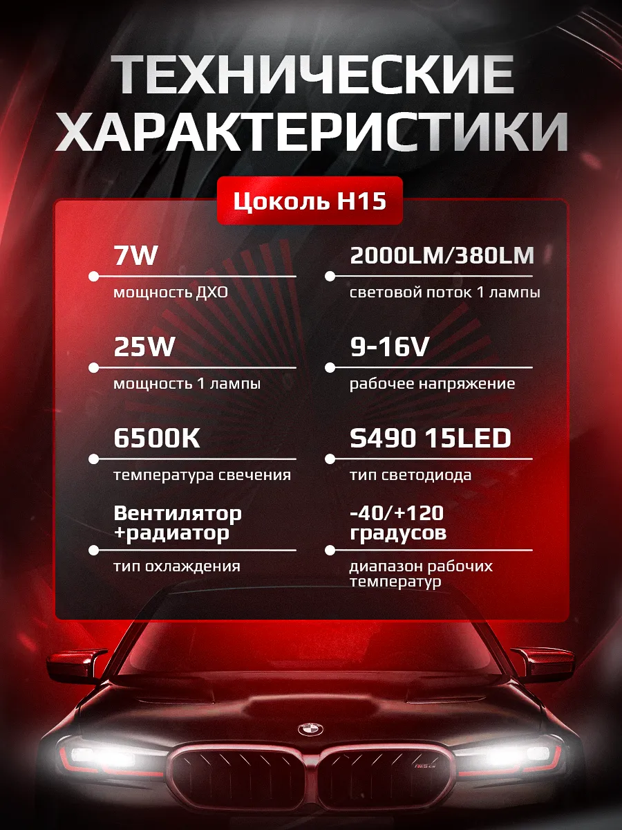 Светодиодная лампа POLARA H15