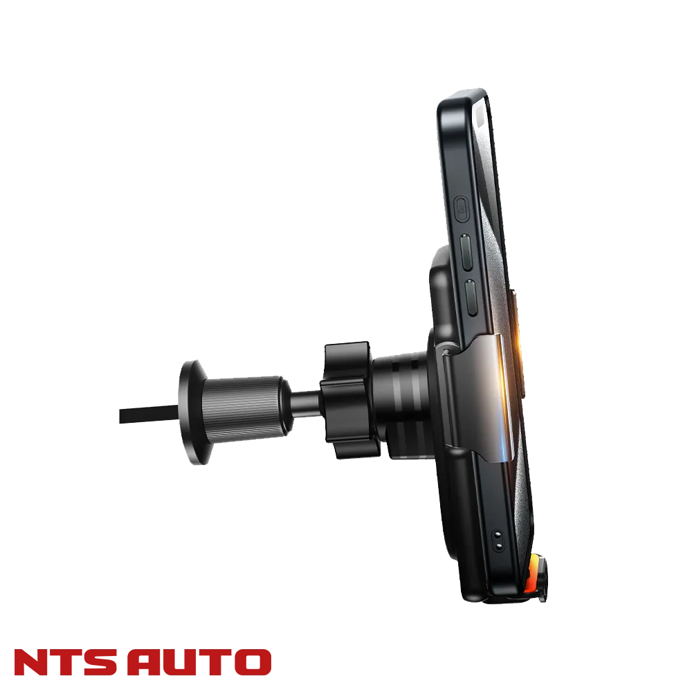 Держатель телефона с беспроводной зарядкой U8 ЧЕРНЫЙ