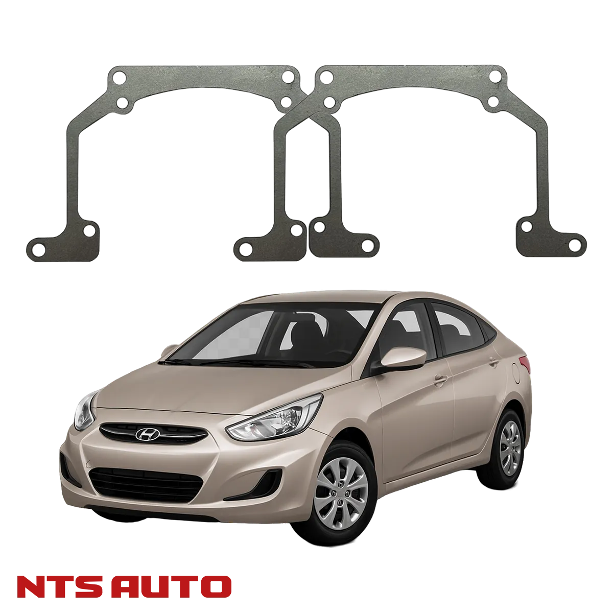 Переходные рамки для Hyundai Solaris рест. (2014-2017)